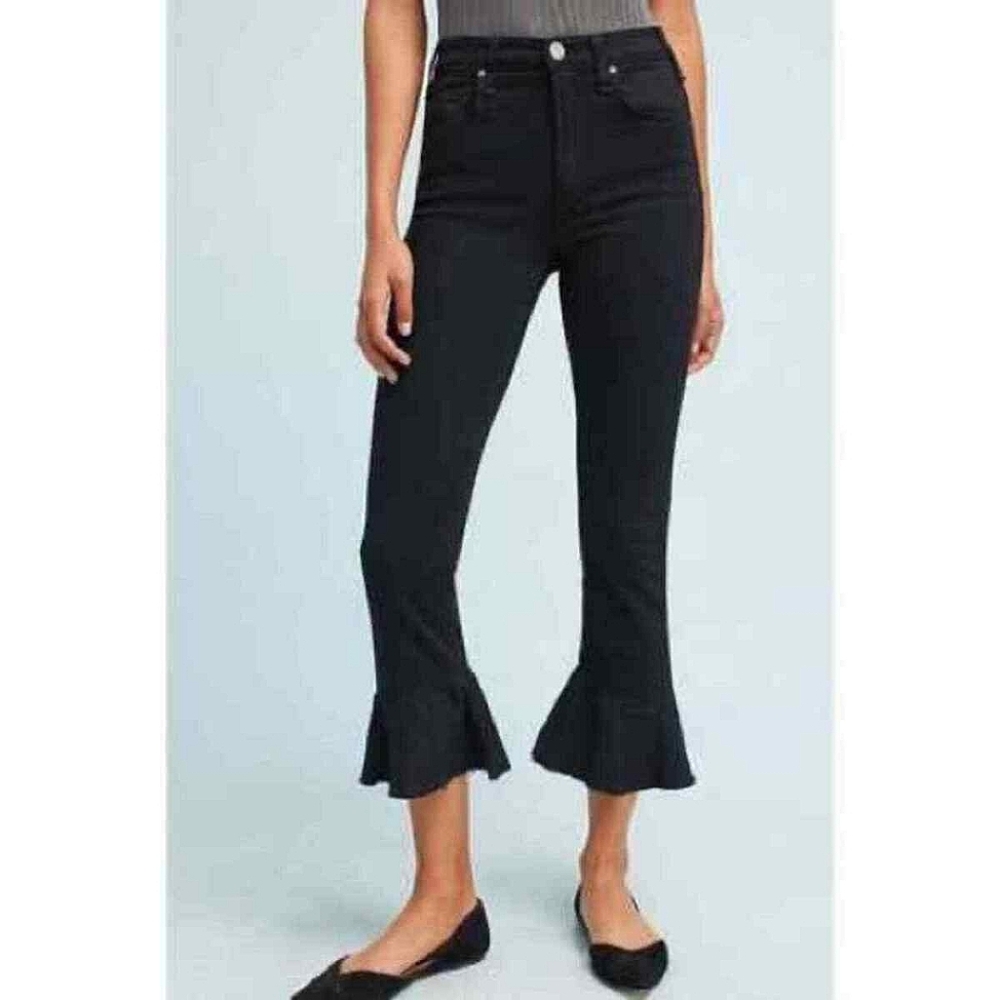 Anthropologie Mcguire Bohemia Cropped Flare Jeans